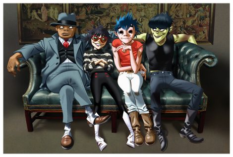 Gorillaz - Pressefoto von J.C. Hewlett